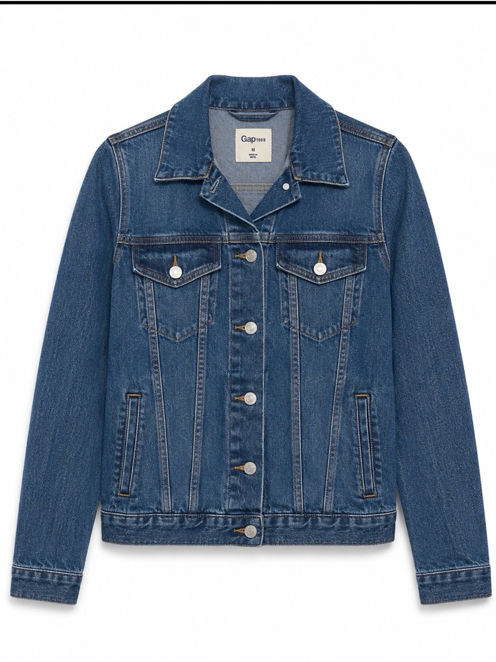 GAP Medium Blue Denim Trucker Jacket